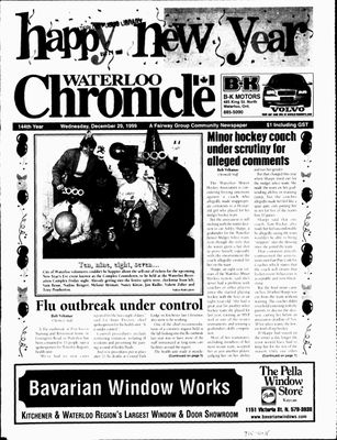 Waterloo Chronicle (Waterloo, On1868), 29 Dec 1999