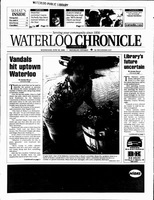 Waterloo Chronicle (Waterloo, On1868), 28 Jun 2000