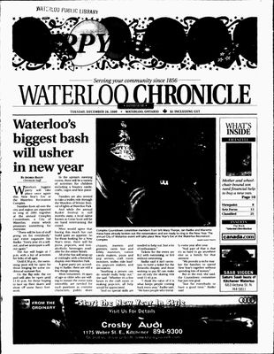 Waterloo Chronicle (Waterloo, On1868), 26 Dec 2000