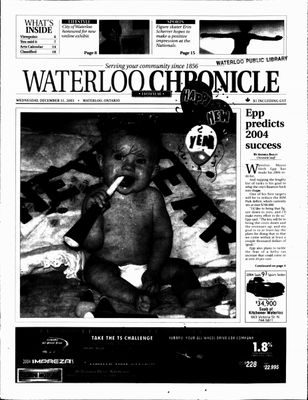 Waterloo Chronicle (Waterloo, On1868), 31 Dec 2003