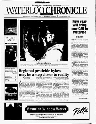 Waterloo Chronicle (Waterloo, On1868), 24 Nov 2004