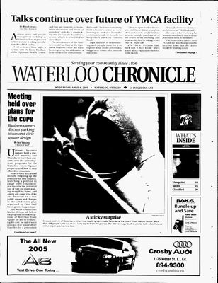 Waterloo Chronicle (Waterloo, On1868), 6 Apr 2005