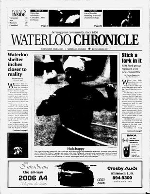 Waterloo Chronicle (Waterloo, On1868), 6 Jul 2005