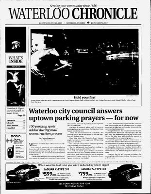 Waterloo Chronicle (Waterloo, On1868), 20 Jul 2005