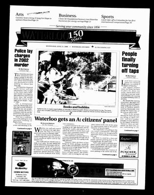 Waterloo Chronicle (Waterloo, On1868), 21 Jun 2006