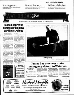 Waterloo Chronicle (Waterloo, On1868), 14 May 2008