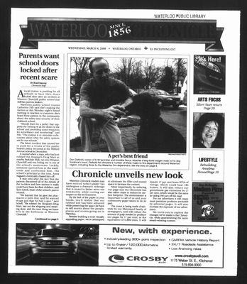 Waterloo Chronicle (Waterloo, On1868), 4 Mar 2009