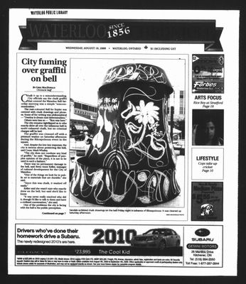 Waterloo Chronicle (Waterloo, On1868), 19 Aug 2009