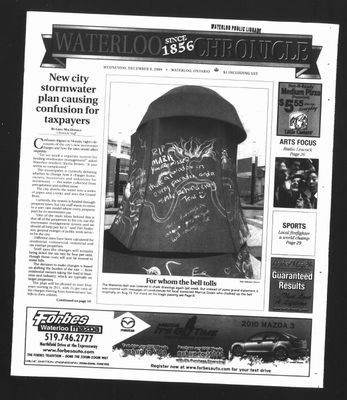 Waterloo Chronicle (Waterloo, On1868), 9 Dec 2009