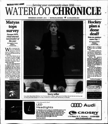 Waterloo Chronicle (Waterloo, On1868), 5 Jan 2011