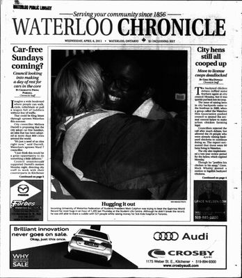 Waterloo Chronicle (Waterloo, On1868), 6 Apr 2011