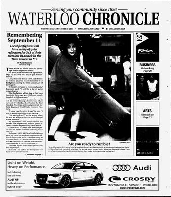 Waterloo Chronicle (Waterloo, On1868), 7 Sep 2011