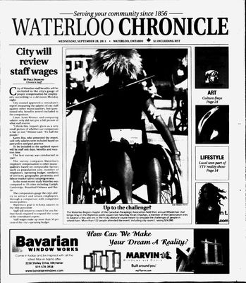 Waterloo Chronicle (Waterloo, On1868), 28 Sep 2011