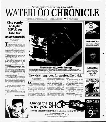 Waterloo Chronicle (Waterloo, On1868), 30 Nov 2011