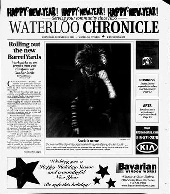 Waterloo Chronicle (Waterloo, On1868), 28 Dec 2011