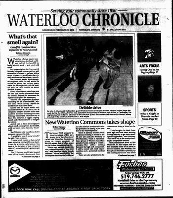 Waterloo Chronicle (Waterloo, On1868), 29 Feb 2012