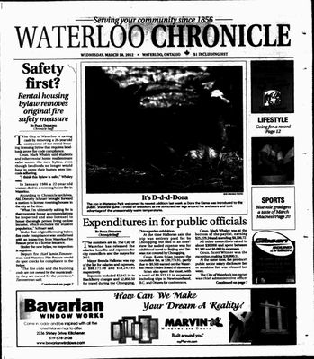 Waterloo Chronicle (Waterloo, On1868), 28 Mar 2012