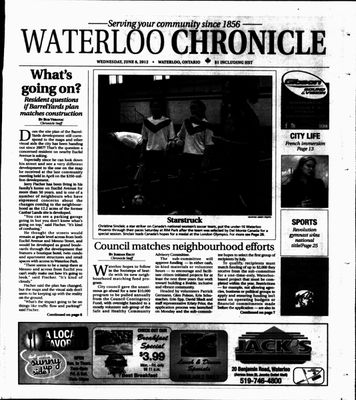 Waterloo Chronicle (Waterloo, On1868), 6 Jun 2012