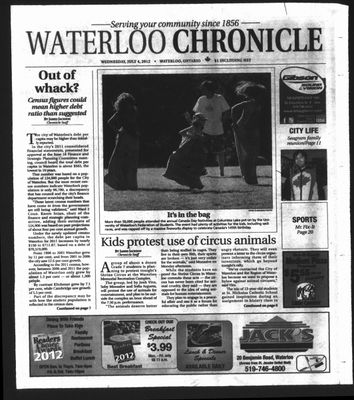 Waterloo Chronicle (Waterloo, On1868), 4 Jul 2012