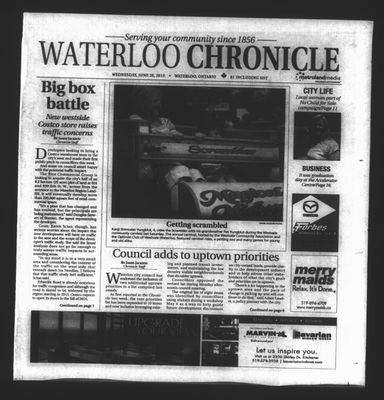 Waterloo Chronicle (Waterloo, On1868), 26 Jun 2013