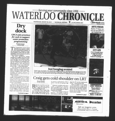 Waterloo Chronicle (Waterloo, On1868), 28 Aug 2013