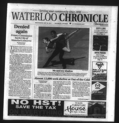 Waterloo Chronicle (Waterloo, On1868), 28 May 2014