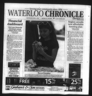 Waterloo Chronicle (Waterloo, On1868), 4 Jun 2014