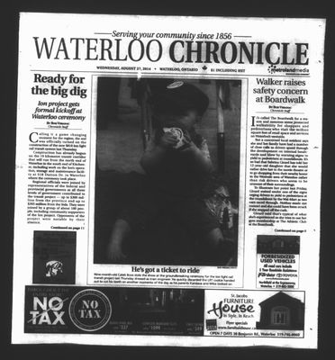 Waterloo Chronicle (Waterloo, On1868), 27 Aug 2014