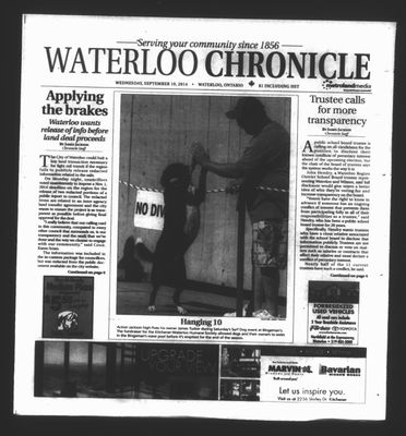 Waterloo Chronicle (Waterloo, On1868), 10 Sep 2014