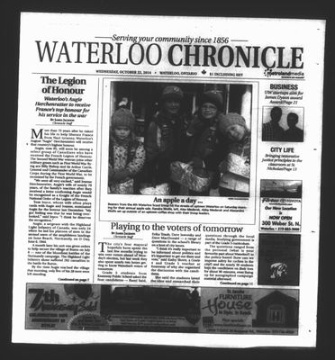 Waterloo Chronicle (Waterloo, On1868), 22 Oct 2014