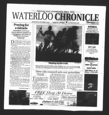 Waterloo Chronicle (Waterloo, On1868), 5 Nov 2014