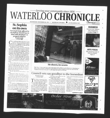 Waterloo Chronicle (Waterloo, On1868), 26 Nov 2014