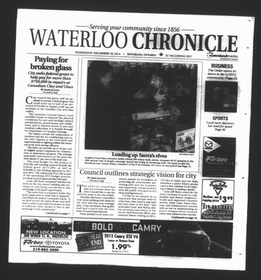 Waterloo Chronicle (Waterloo, On1868), 10 Dec 2014