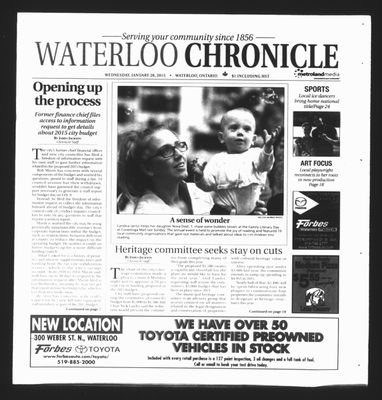 Waterloo Chronicle (Waterloo, On1868), 28 Jan 2015