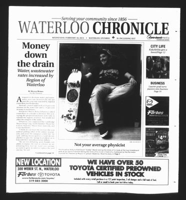 Waterloo Chronicle (Waterloo, On1868), 18 Feb 2015