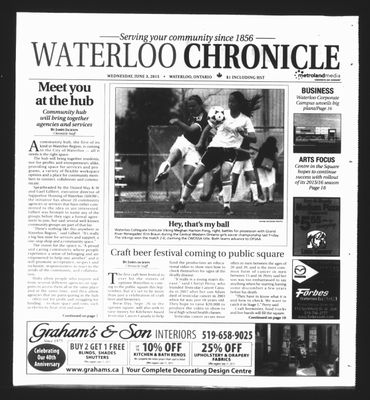 Waterloo Chronicle (Waterloo, On1868), 3 Jun 2015