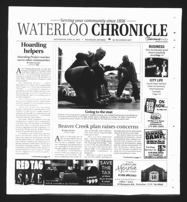 Waterloo Chronicle (Waterloo, On1868), 24 Jun 2015