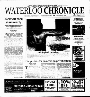 Waterloo Chronicle (Waterloo, On1868), 5 Aug 2015