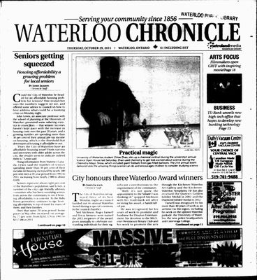 Waterloo Chronicle (Waterloo, On1868), 29 Oct 2015