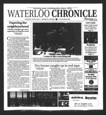 Waterloo Chronicle (Waterloo, On1868), 9 Jun 2016