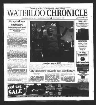 Waterloo Chronicle (Waterloo, On1868), 23 Jun 2016