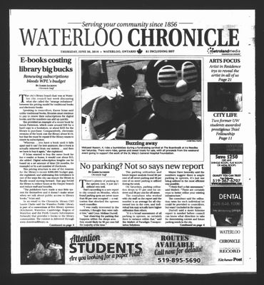 Waterloo Chronicle (Waterloo, On1868), 30 Jun 2016