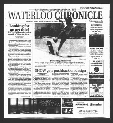 Waterloo Chronicle (Waterloo, On1868), 7 Jul 2016