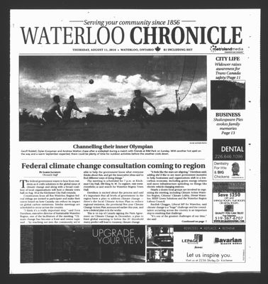 Waterloo Chronicle (Waterloo, On1868), 11 Aug 2016