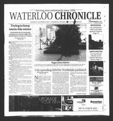 Waterloo Chronicle (Waterloo, On1868), 8 Dec 2016