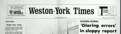 Weston-York Times