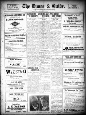 Times & Guide (Weston, Ontario), 19 Jul 1922