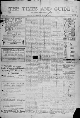 Times & Guide (Weston, Ontario), 2 Apr 1909