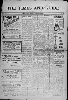 Times & Guide (Weston, Ontario), 16 Apr 1909