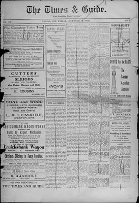 Times & Guide (Weston, Ontario), 10 Dec 1909